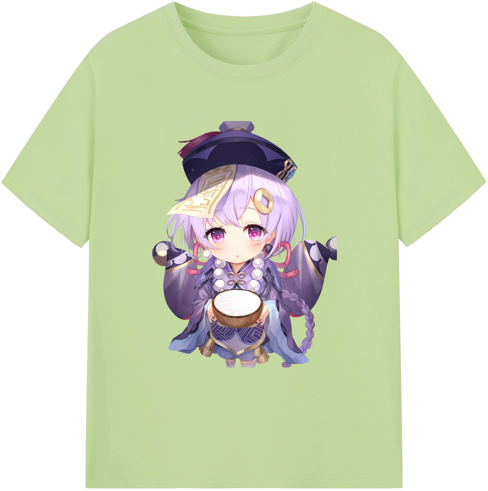 げんし神 七七 なな  genshin Nana 綿100％半袖Tシャツ（フロントプリント）